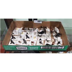 APPROXIMATELY 37 HAGEN-RENAKER MINIATURE PORCELAIN FIGURINES
