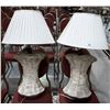 Image 1 : PAIR OF DESIGNER APPLE CORE LAMPS