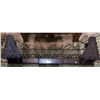 Image 1 : VICTORIAN OAK EXTENDING FIREPLACE SURROUND