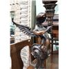 Image 2 : VINTAGE FIGURAL COPPER CANDLESTICK