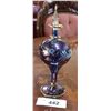 Image 1 : HAND PAINTED ART GLASS PERFUME BOTTLE