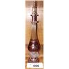Image 1 : HAND PAINTED ART GLASS PERFUME BOTTLE