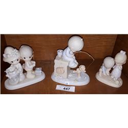 3 PRECIOUS MOMENTS FIGURINES