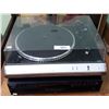 Image 1 : SANYO TURN TABLE AND SONY 5 DISC CD CHANGER