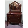 Image 1 : EARLY 20TH CENTURY MAHOGANY DRESSER WITH MIRROR