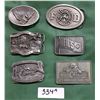 Image 1 : 6 COLLECTIBLE BELT BUCKLES