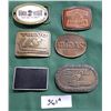 Image 1 : 6 COLLECTIBLE BELT BUCKLES