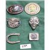 Image 1 : 6 COLLECTIBLE BELT BUCKLES