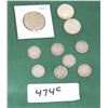 Image 1 : 10 VINTAGE SILVER CANADIAN COINS