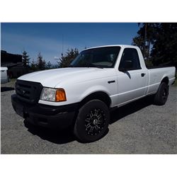G4 --  2004 FORD RANGER , White , 221714  KM's