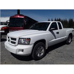 F4 --  2008 DODGE DAKOTA SXT , WHITE , 114996  KM's