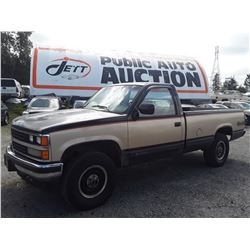 F5 --  1989 CHEVROLET 1500 , Black , 317311  KM's