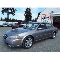 M1 --  2003 NISSAN MAXIMA , Grey , 284677  KM's
