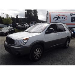 A2 --  2004 BUICK RENDEZVOUS , White , 220 883  KM's "No Reserve"