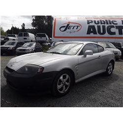 C6 --  2006 HYUNDAI TIBURON , Grey , 185346  KM's
