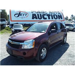 I1 --  2009 CHEVRLOET EQUINOX LS , Red , 169496  KM's