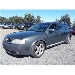 D3 --  2003 AUDI ALLROAD , Green , 239031  KM's