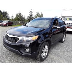 K1 --  2011 KIA SORENTO EX  , Black , 109127  KM's