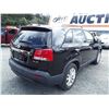 Image 3 : K1 --  2011 KIA SORENTO EX  , Black , 109127  KM's