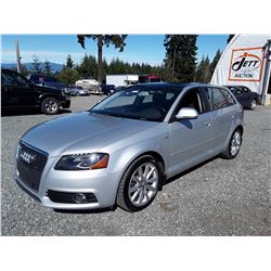 E6 - 2009 AUDI A3 WAGON, GREY, 176,383 KMS