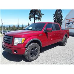 K3 --  2010 FORD F150 PICKUP, RED, 210,520 KMS