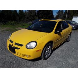 D4 --  2003 DODGE SX , Yellow , 134994  KM's