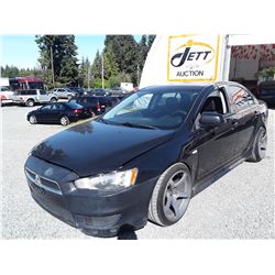 C2 --  2010 MITSUBISHI LANCER ES , Black , 270476  KM's
