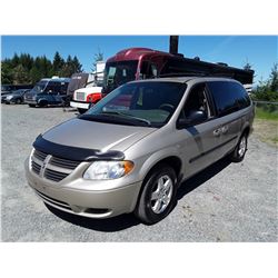 A9 --  2006 DODGE GRAND CARAVAN , Brown , 282313  KM's "No Reserve"