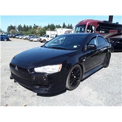 E3 --  2012 MITSUBISHI LANCER SE , Black , 149449  KM's