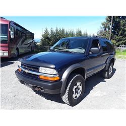 E5 --  2005 CHEVROLET BLAZER , Blue , 207938  KM's