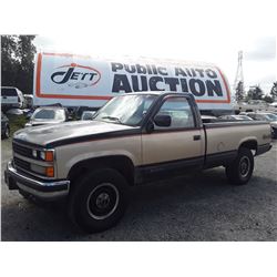 F5 --  1989 CHEVROLET 1500 , Black , 317311  KM's