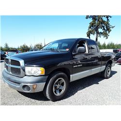 G2 --  2004 DODGE/RAM 1500 , Black , 209089  KM's