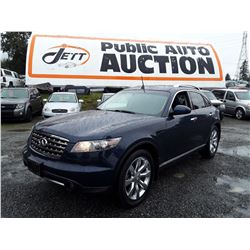 I3 --  2006 INFINITI FX45 , Blue , 148843  KM's