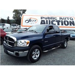 K3 --  2008 DODGE/RAM 1500 , Blue , 208131  KM's