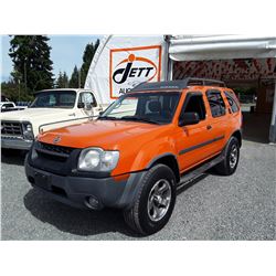 A12A --  2003 NISSAN XTERRA SE , Red , 227545  KM's "No Reserve"