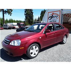 O3 --  2005 CHEVROLET OPTRA , Red , 127267  KM's