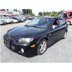 A1 --  2003 MAZDA PROTÉGÉ 5 , Black , 178825  KM's "No Reserve"