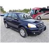 Image 2 : I4 --  2004 HONDA PILOT LX , Blue , 298857  KM's