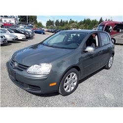 D3 --  2007 VW RABBIT , Green , 273895  KM's