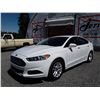 Image 1 : C6A --  2014 FORD FUSION , White , 86136  KM's
