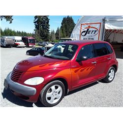 D1 --  2002 CHRYSLER PT CRUISER CLASSIC , Red , 252345  KM's