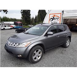 E6 --  2005 NISSAN MURANO SL , Grey , 181535  KM's