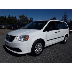 H3 --  2014 DODGE GRAND CARAVAN , White , 94500  KM's