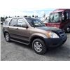 Image 2 : J1 --  2002 HONDA CRV , Brown , 326671  KM's