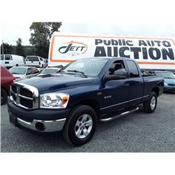 K3 --  2008 DODGE/RAM 1500 , Blue , 208131  KM's