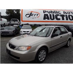 L2 --  2001 MAZDA PROTEGE SEDAN, BROWN, 166,887 KMS