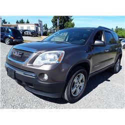 N2 --  2008 GMC ACADIA SLE , Brown , 292582  KM's