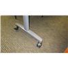 Image 2 : Utility Table (Desk) w/ Wheels 72" x 24" x 29.5"H & 2 Reception Chairs