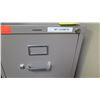 Image 2 : Vertical File Cabinet (HON), Lt. Gray 15"W x 27D" x 52"H