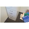 Image 2 : Vertical File Cabinet, Lt. Gray 15"W x 25"D x 49"H